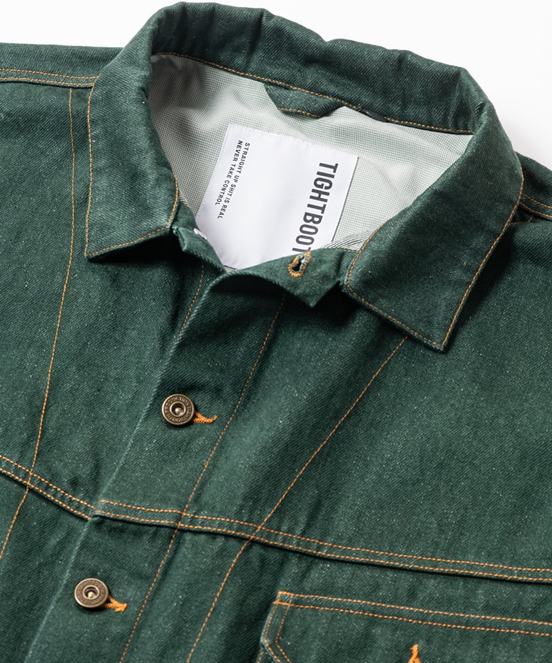 TIGHTBOOTH | TBPR / DENIM JACKET | Dark Green |