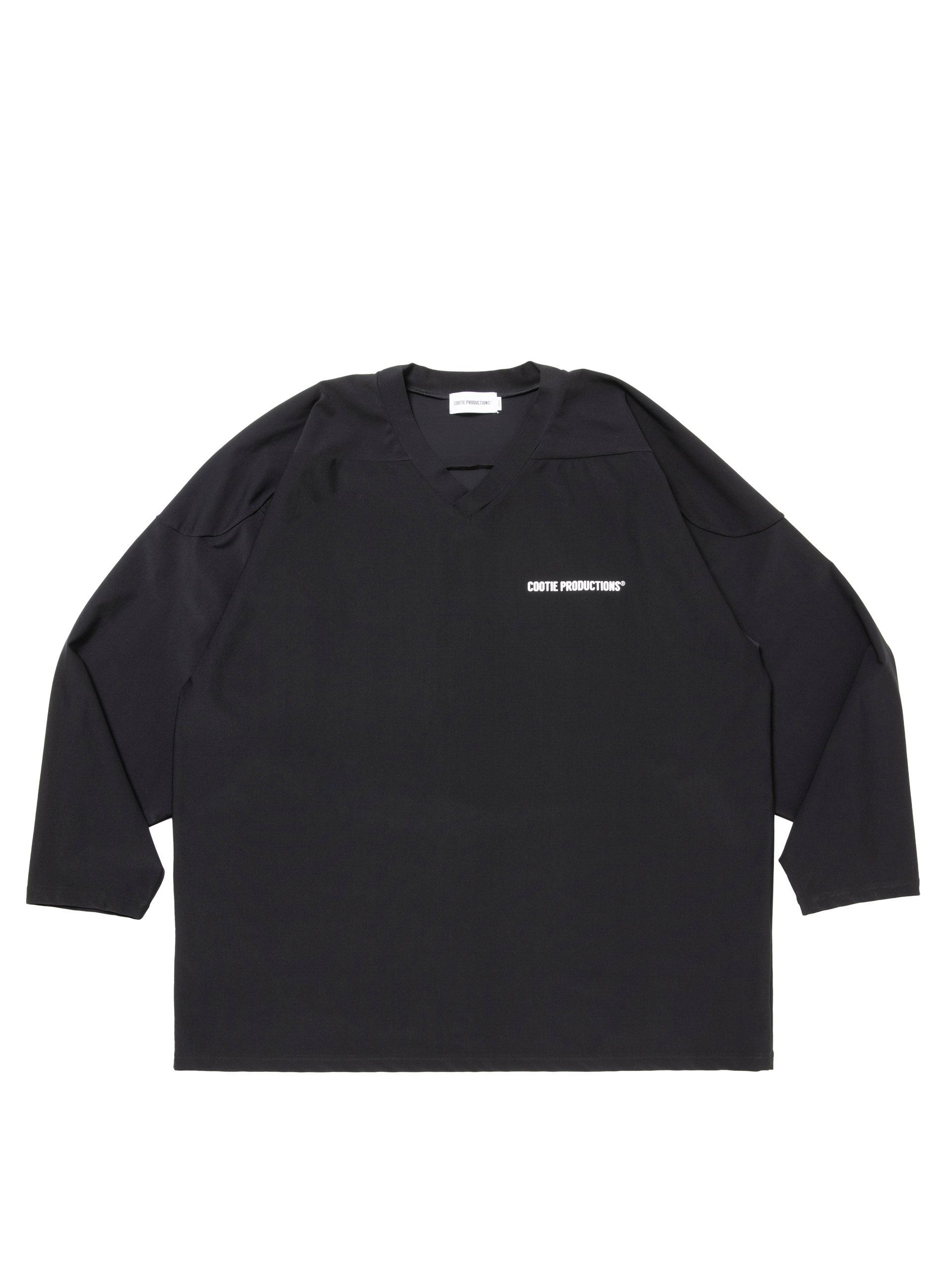 𝐂𝐎𝐎𝐓𝐈𝐄 | Frost Weave Hockey L/S Tee | Black | W