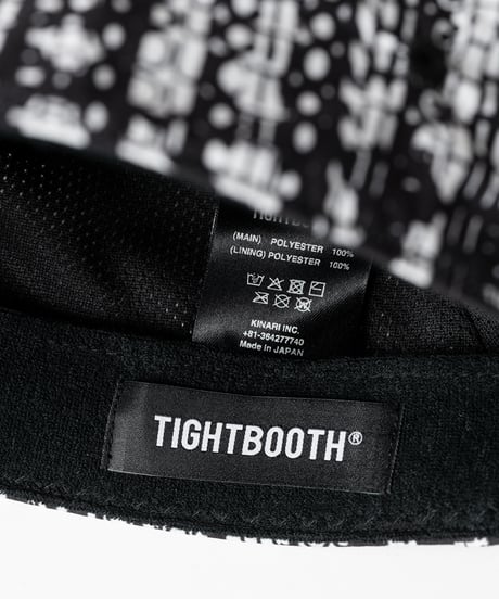 TIGHTBOOTH | TBPR / BLEEDING LOGO CAMP CAP | Black