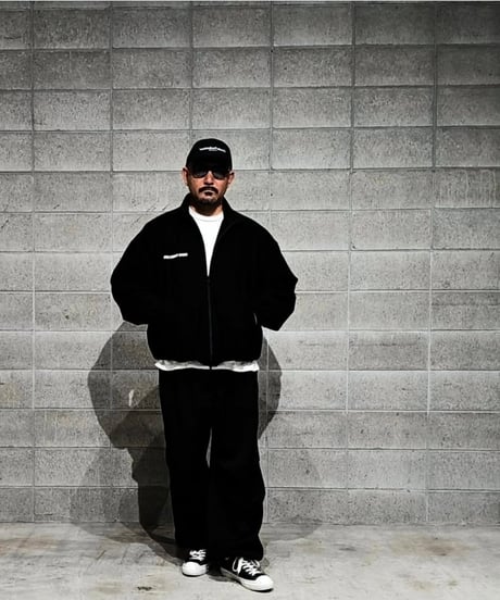 COOTIE | Frost Weave Track Jacket | Black