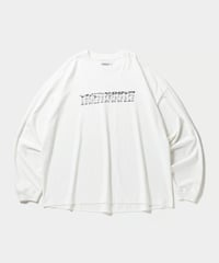 TIGHTBOOTH | METAL LOGO L/S T-SHIRT | White