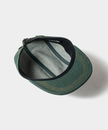 TIGHTBOOTH | TBPR / SIDE LOGO DENIM CAMP CAP | Dark Green