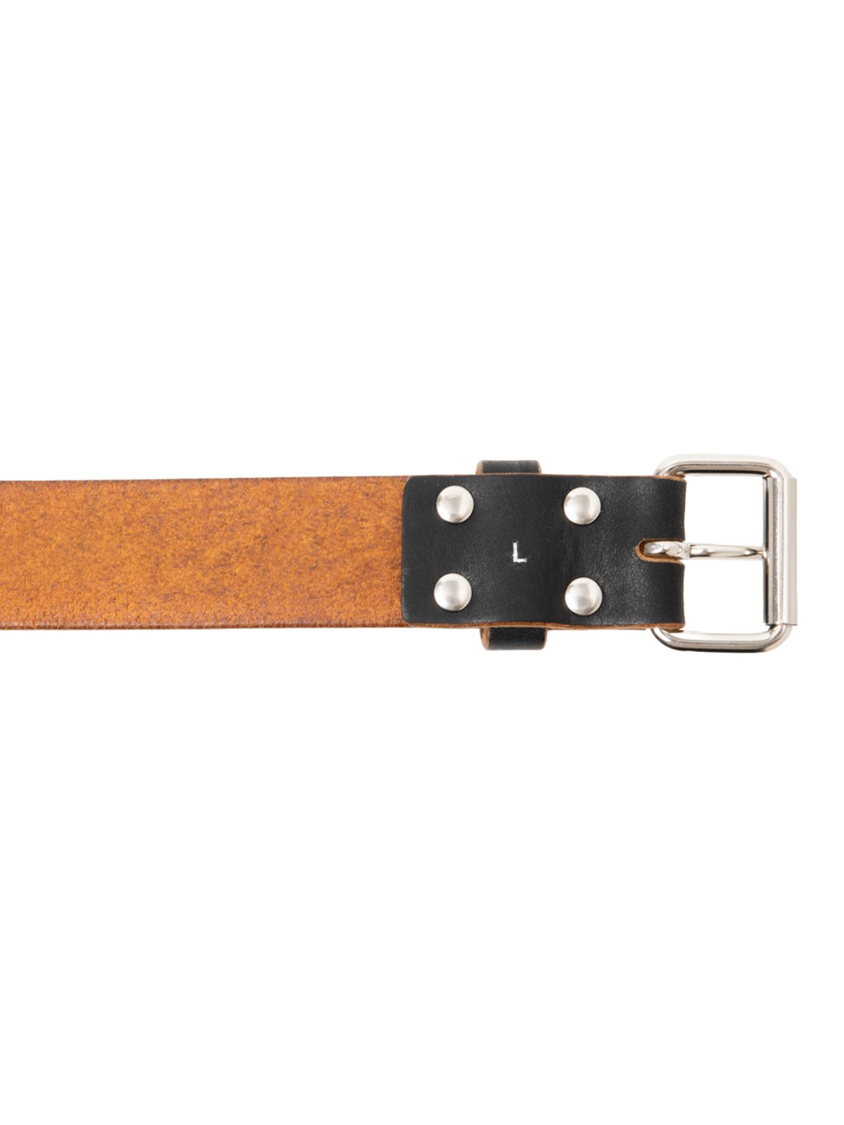𝐂𝐎𝐎𝐓𝐈𝐄 | Tea-Core Leather Narrow Belt | Black |