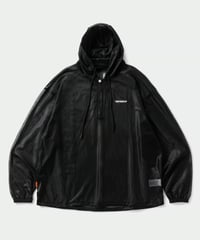 TIGHTBOOTH | TBPR / LABEL LOGO SHEER PARKA | Black