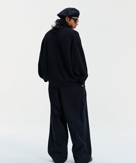COOTIE | N/C Boucle Knit Crew | Black