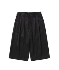 𝐂𝐎𝐎𝐓𝐈𝐄 | Wool Gabardine Shin Cut Easy Trousers | Stripe