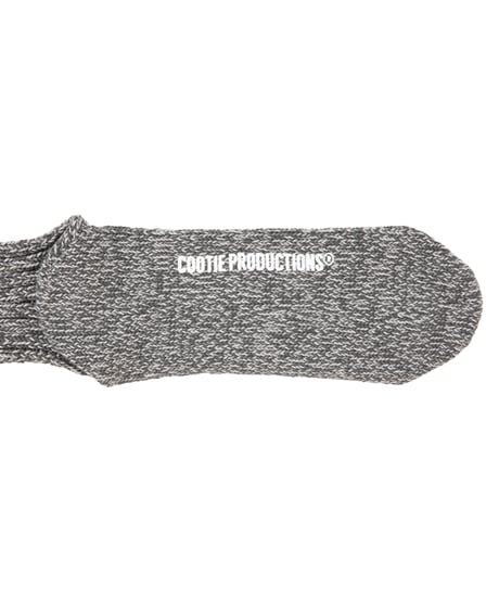 𝐂𝐎𝐎𝐓𝐈𝐄 | Lowgauge Middle Socks | Ash Gray