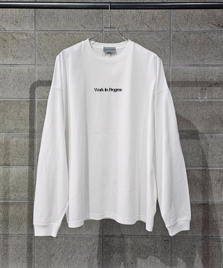 Work In Progress | L/S TEE | WHITE