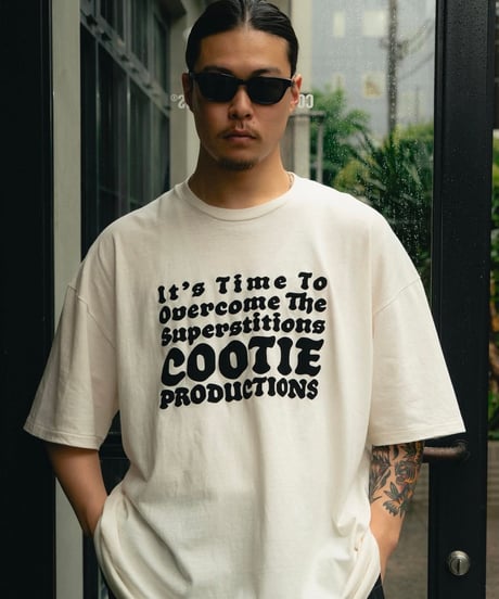 COOTIE | Gas Boil Zimbabwe Jersey S/S Tee - 1 | Off Ivory
