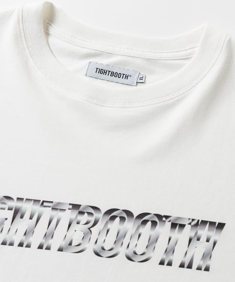 TIGHTBOOTH | METAL LOGO L/S T-SHIRT | White