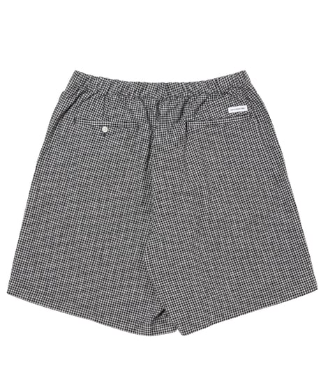 COOTIE | Dobby Gingham Check Easy Shorts | Black