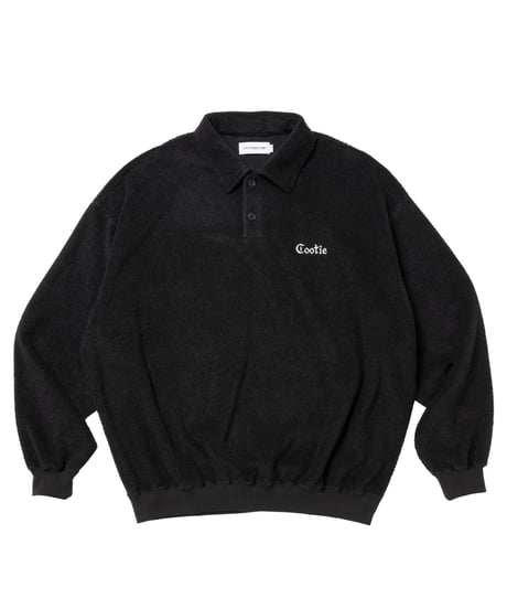 𝐂𝐎𝐎𝐓𝐈𝐄 | T/C Heavy Pile Polo Pulover | Black