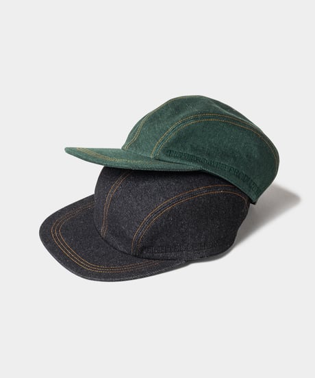 TIGHTBOOTH | TBPR / SIDE LOGO DENIM CAMP CAP | Dark Green