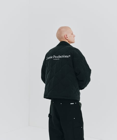 𝐂𝐎𝐎𝐓𝐈𝐄 | Cu/Ny Satin Vietnam Liner Jacket | Black
