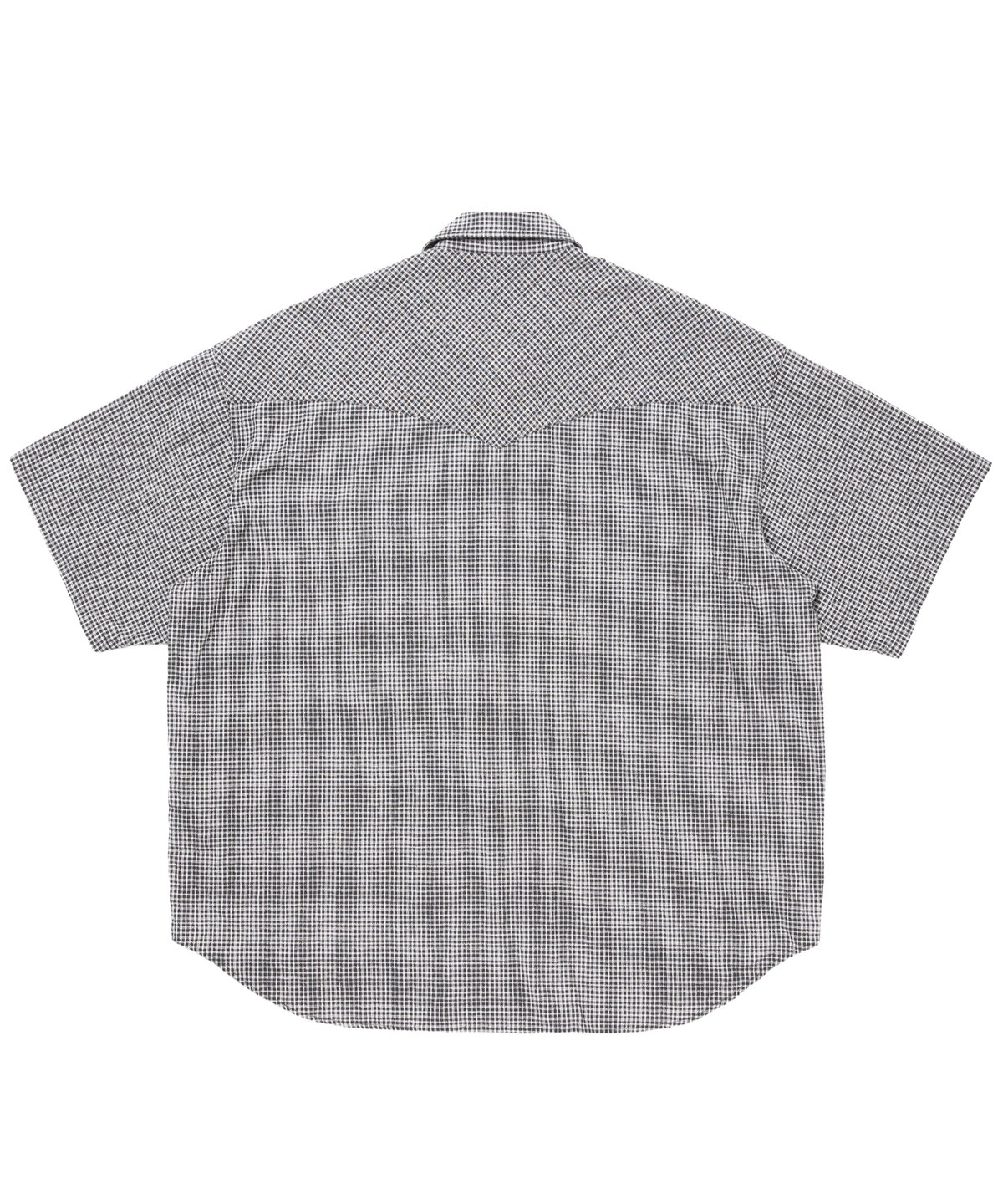 COOTIE | Dobby Gingham Check S/S Western Shirt
