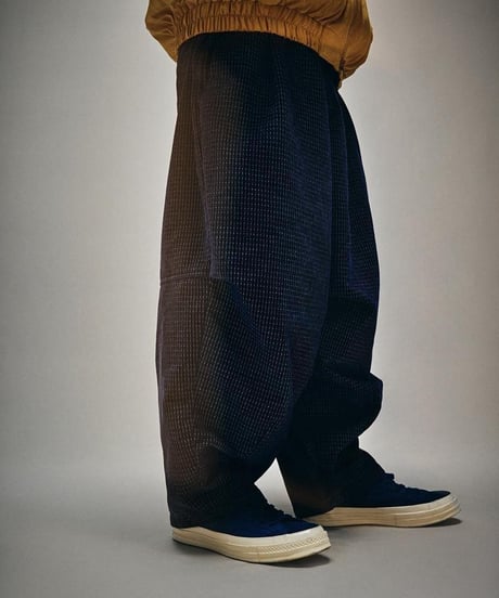 TIGHTBOOTH | DOT CORD BALLOON PANTS | BLACK