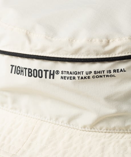 TIGHTBOOTH | PIPING BUCKET HAT | Black