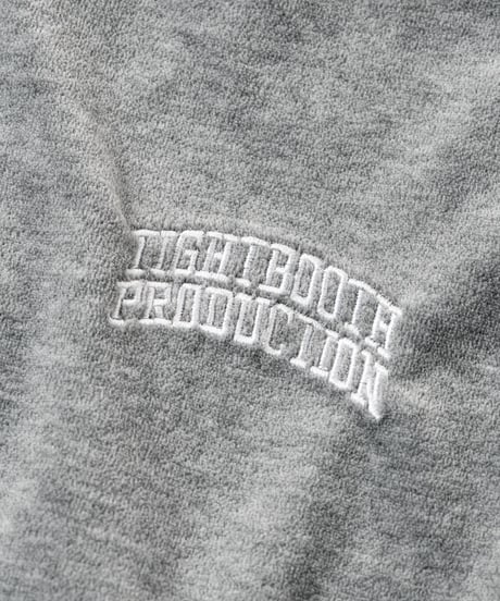 TIGHTBOOTH | VELOUR PIPING HOODED JKT | BLACK