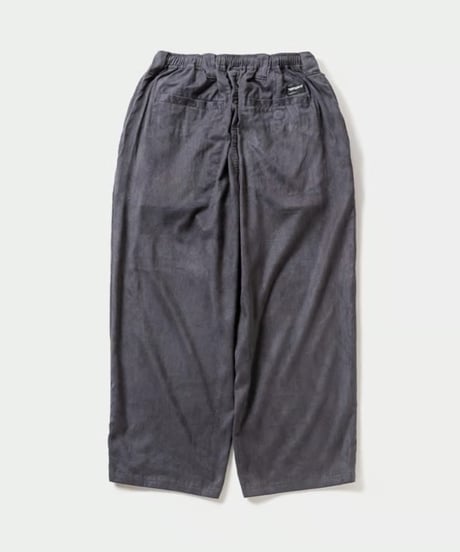 TIGHTBOOTH | SUEDE BAGGY PANTS | CHARCOAL