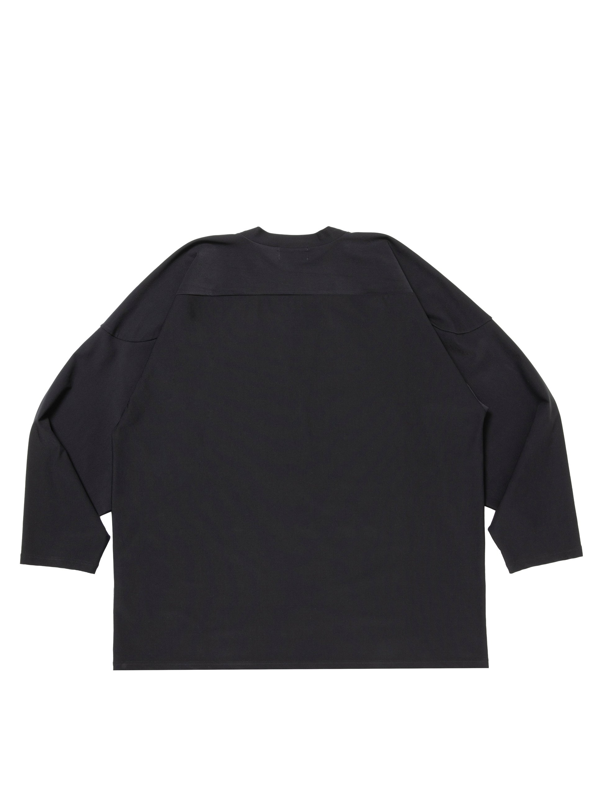 𝐂𝐎𝐎𝐓𝐈𝐄 | Frost Weave Hockey L/S Tee | Black | W