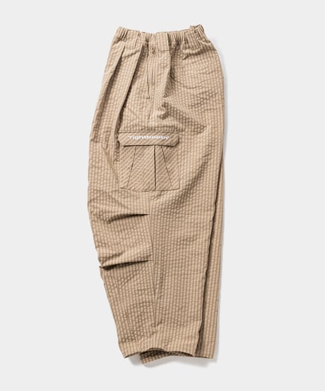 TIGHTBOOTH | TBPR / RIPPLE PLAID BALLOON PANTS | Beige