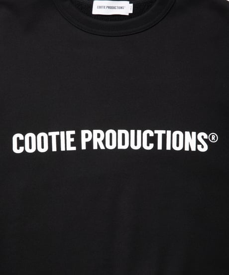 𝐂𝐎𝐎𝐓𝐈𝐄 | Plain Sweat Crew - LOGO | Black