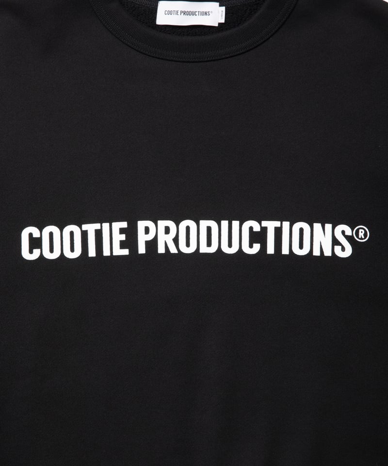 トップス Cootie Productions Plain Sweat Crew 𝐂𝐎𝐎𝐓𝐈𝐄 | Plain Sweat Crew - LOGO | Black | Work
