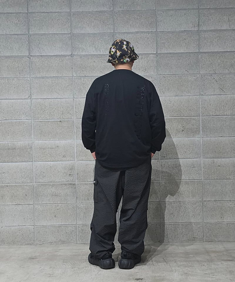 TIGHTBOOTH | TBPR / LABEL LOGO L/S T-SHIRT | Wh
