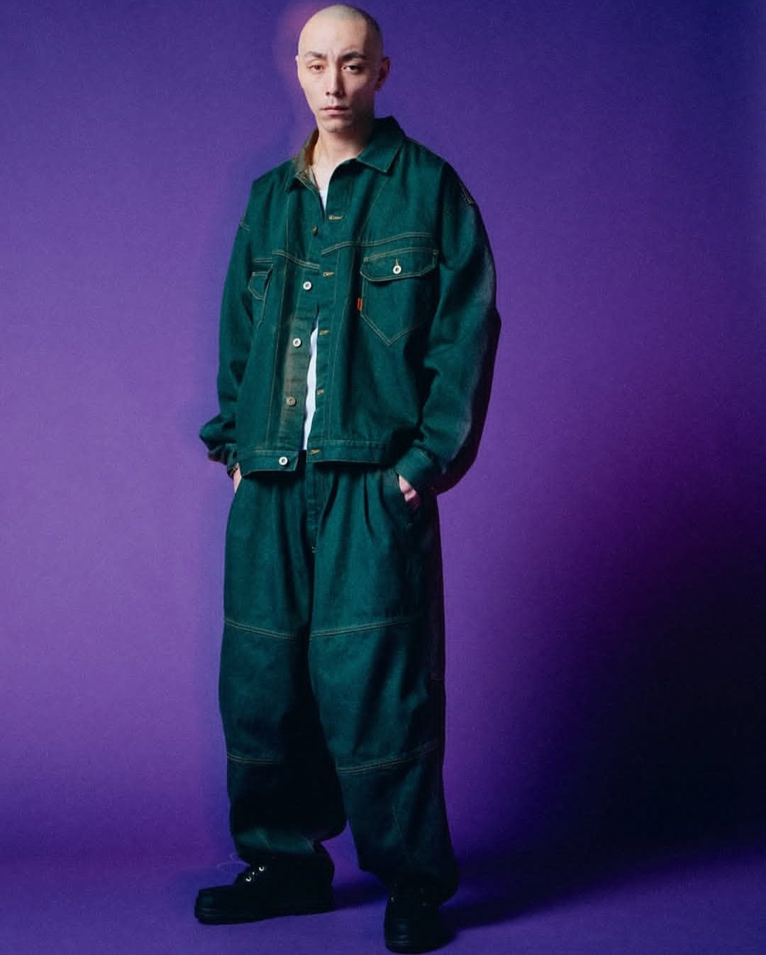 TIGHTBOOTH | TBPR / DENIM BALLOON PANTS | Dark