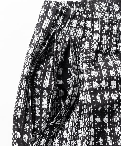 TIGHTBOOTH | TBPR / BLEEDING LOGO BALLOON PANTS | Black
