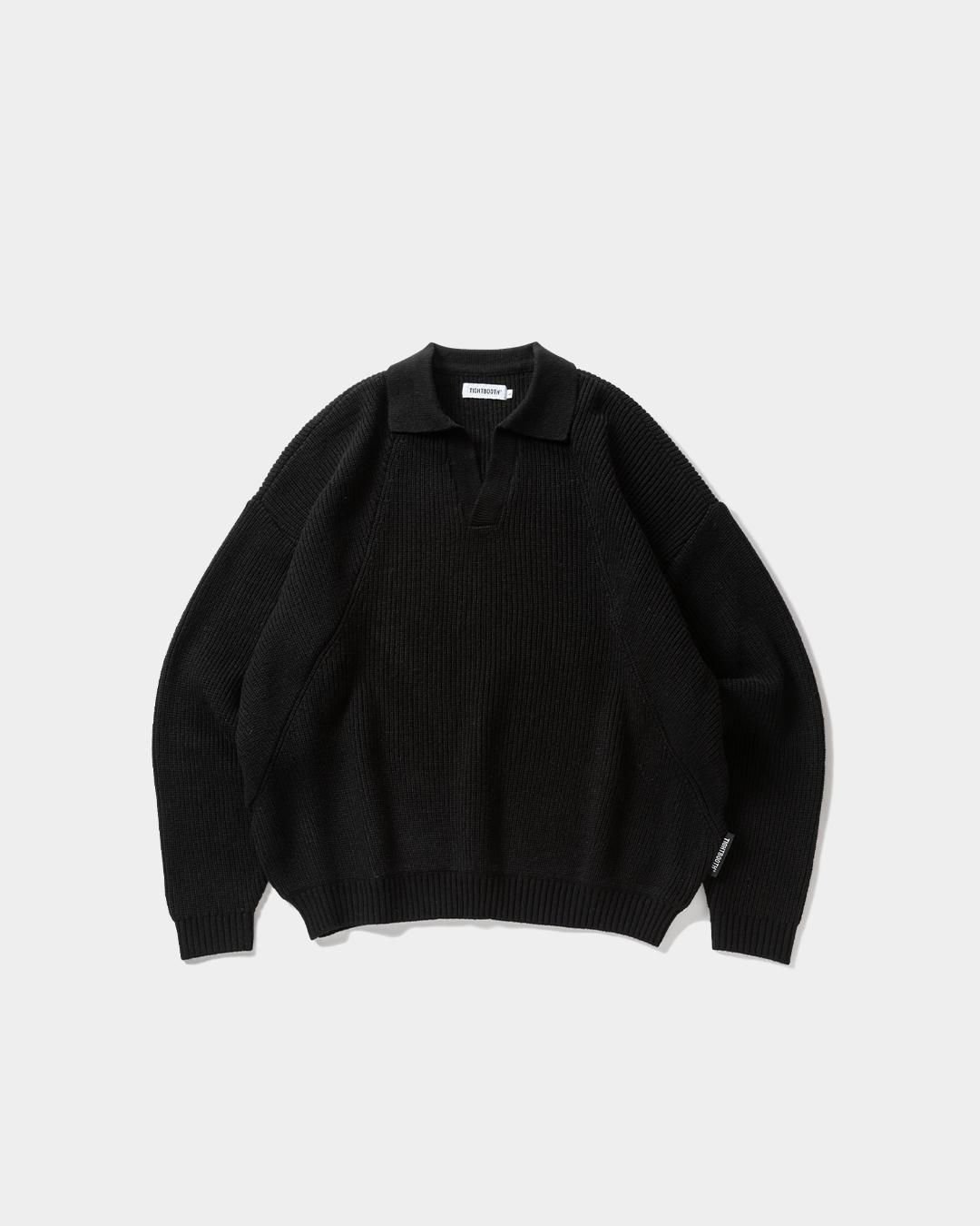 【新品未使用】TIGHTBOOTH SKIPPER SWEATER BLACK TIGHTBOOTH | SKIPPER SWEATER | BLACK | Work In