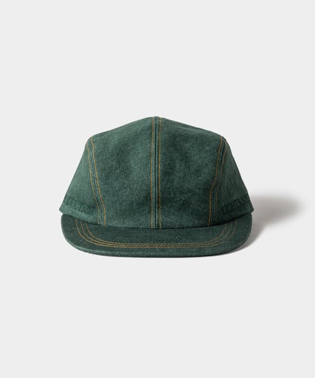 TIGHTBOOTH | TBPR / SIDE LOGO DENIM CAMP CAP | Dark Green