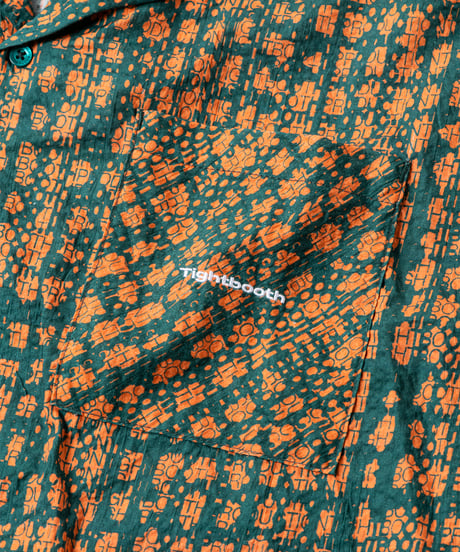 TIGHTBOOTH | BLEEDING LOGO ALOHA | Green x Orange