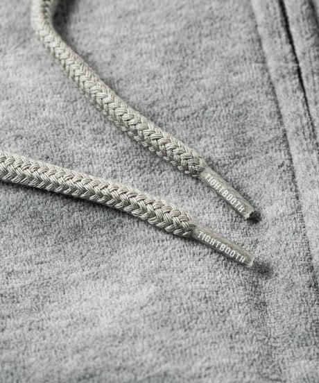 TIGHTBOOTH | VELOUR PIPING HOODED JKT | BLACK