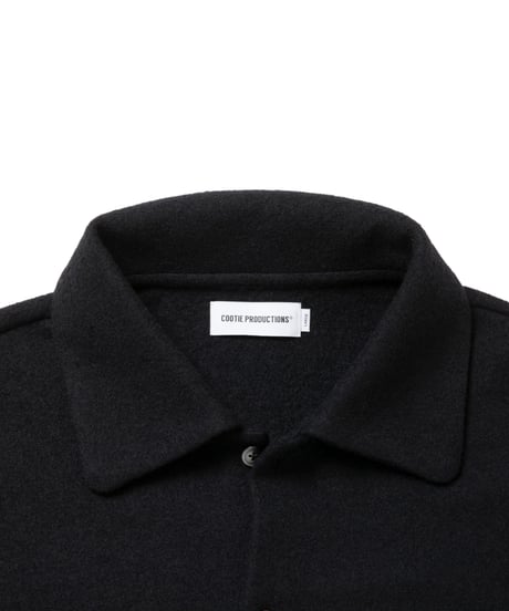 𝐂𝐎𝐎𝐓𝐈𝐄 | W/N Boucle Polo Cardigan | Black