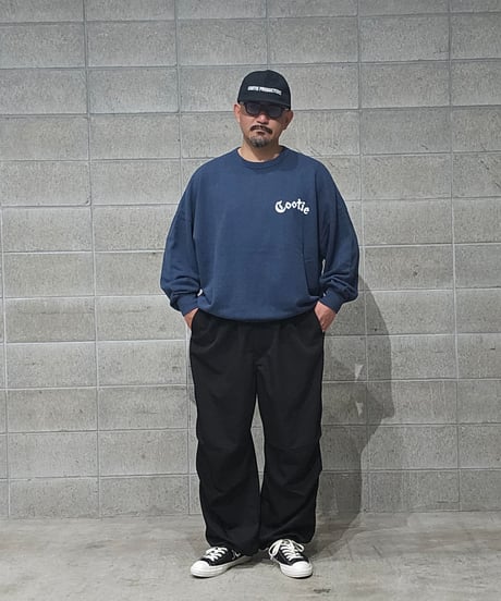 COOTIE | Venice Sweat Crew | Navy