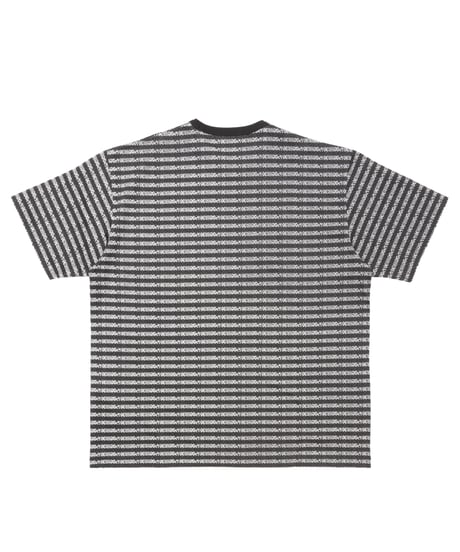 COOTIE | Supima Jacquard Border S/S Tee | Black
