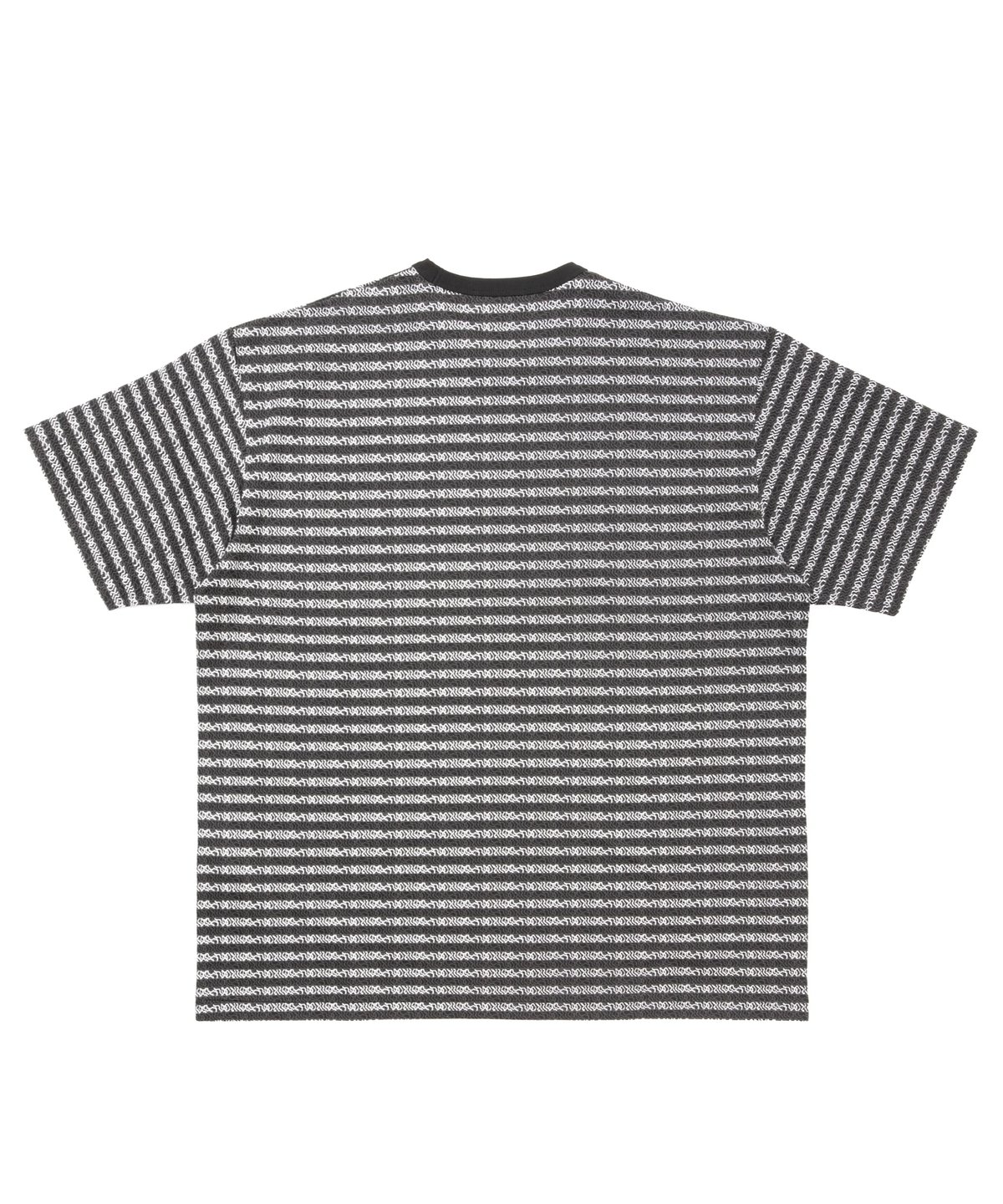 COOTIE | Supima Jacquard Border S/S Tee | Black