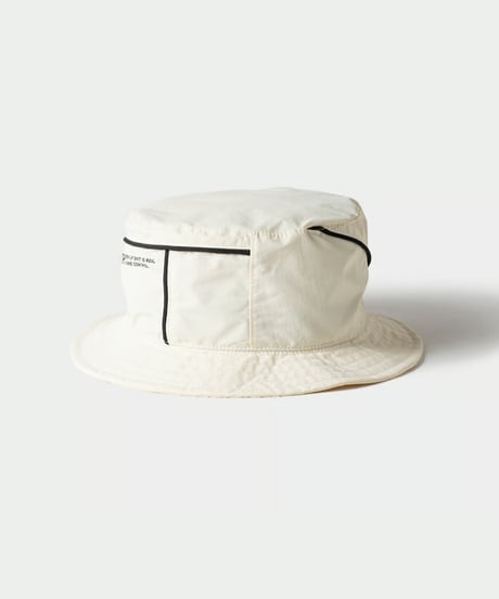 TIGHTBOOTH | PIPING BUCKET HAT | Black