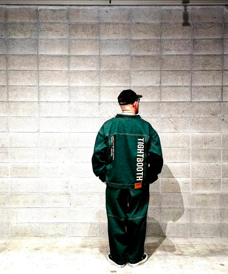TIGHTBOOTH DENIM JACKET ダークグリーン TIGHTBOOTH | TBPR / DENIM JACKET | Dark Green |