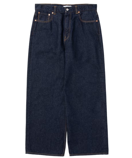 COOTIE | 12.5oz Denim 5 Pocket Square Leg Pants | Indigo