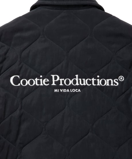 𝐂𝐎𝐎𝐓𝐈𝐄 | Cu/Ny Satin Vietnam Liner Jacket | Black
