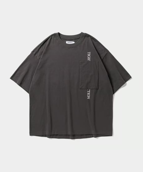 TIGHTBOOTH | STRAIGHT UP S/S T-SHIRT | Charcoal