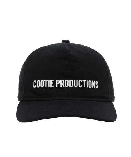 COOTIE | C/Li Canvas 5 Panel Cap | Black