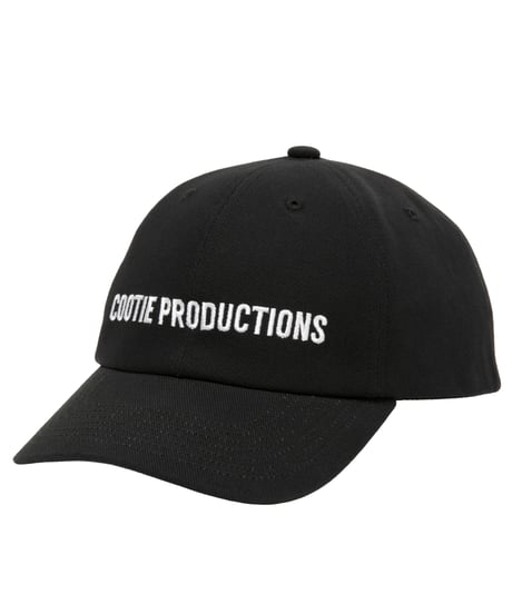 COOTIE | Cotton Serge 6 Panel Cap | Black