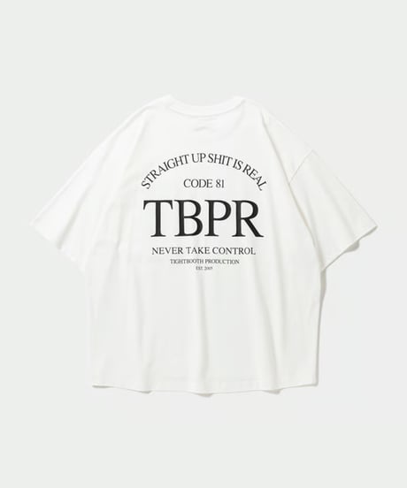 TIGHTBOOTH | STRAIGHT UP S/S T-SHIRT | White