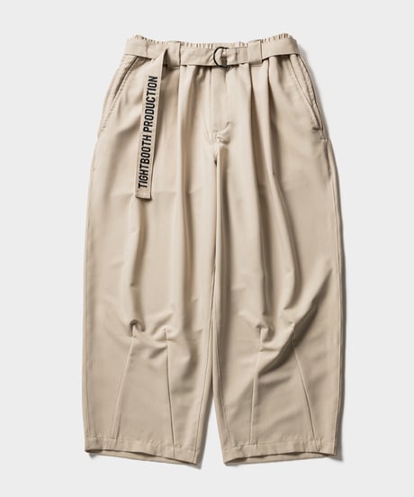 TIGHTBOOTH | TBPR / TRO BAGGY SLACKS | Greige