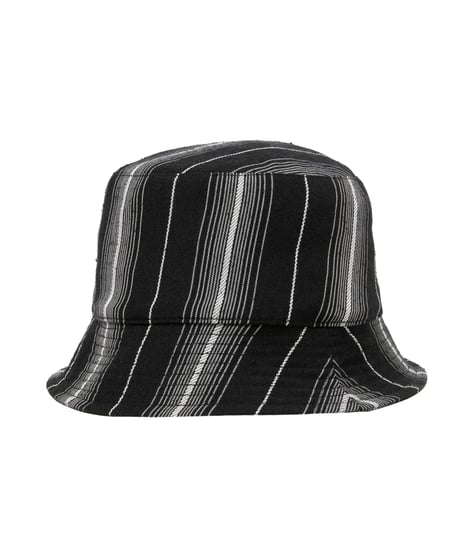 COOTIE | Dobby Chain Stripe Bucket Hat | Black