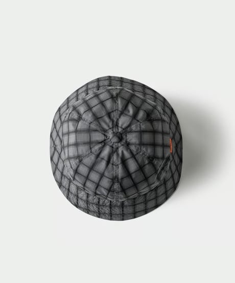 TIGHTBOOTH | EMBOSS PLAID HAT | GREY