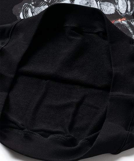 TIGHTBOOTH | GRILLS CREW SWEAT | BLACK